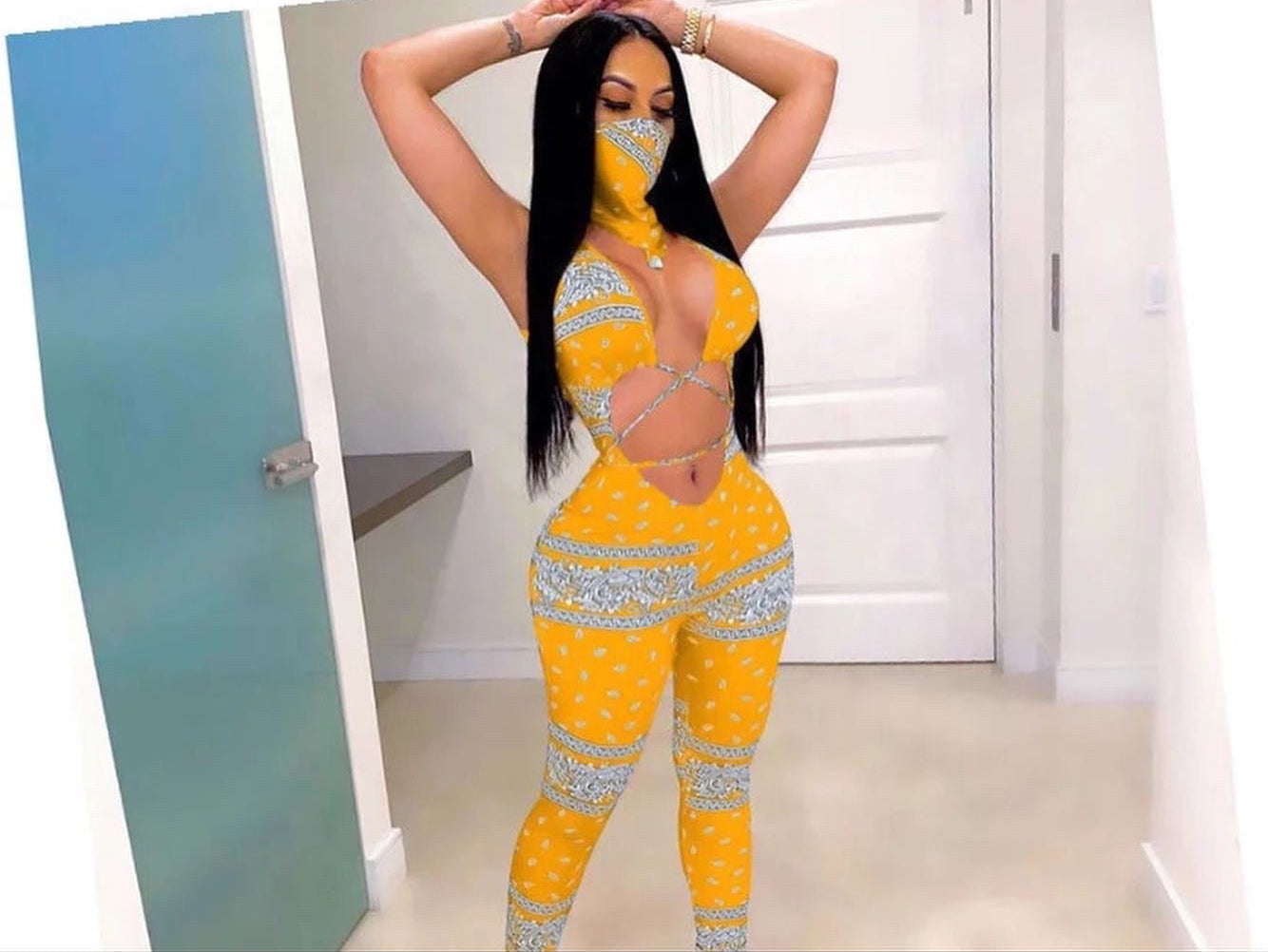 Bandana Jumpsuit